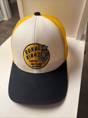 Rural King Yellow & Black Trucker Cap